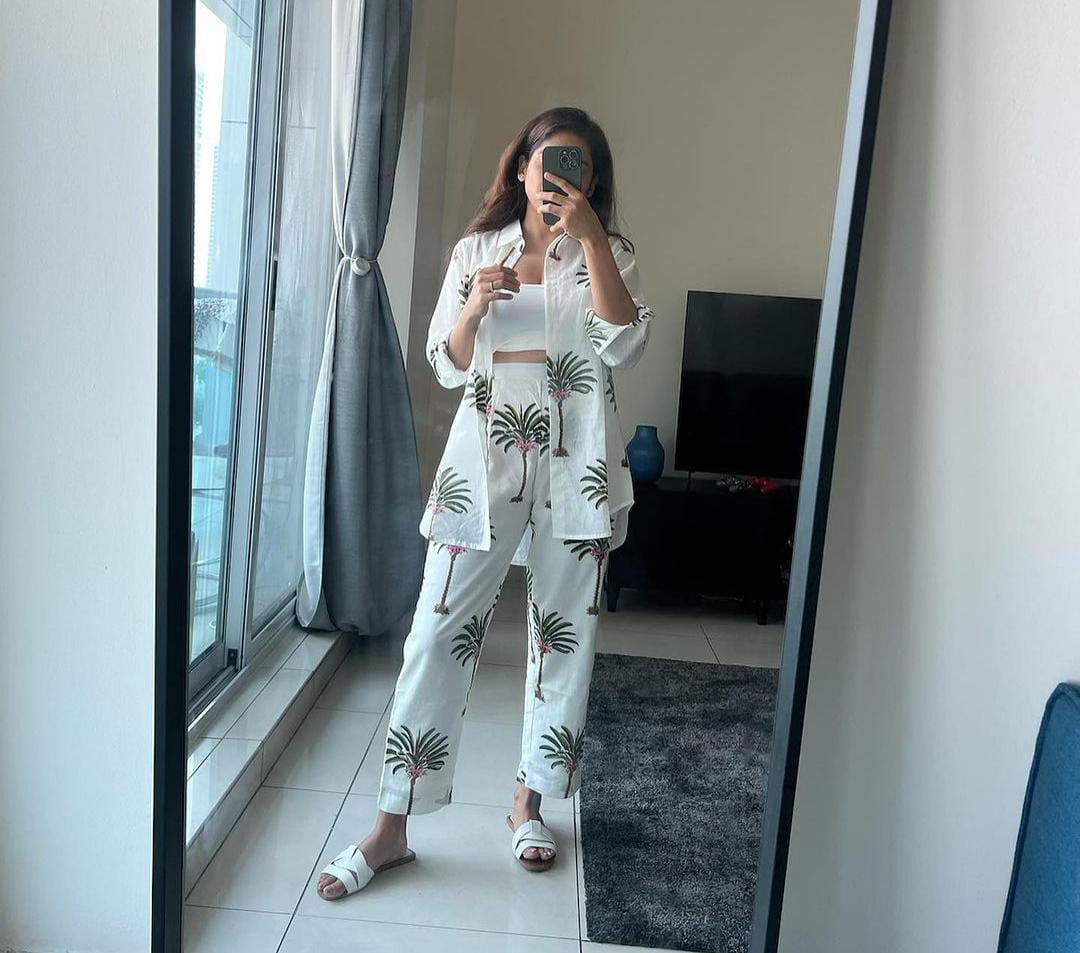 handmade Jaipuri night suit set